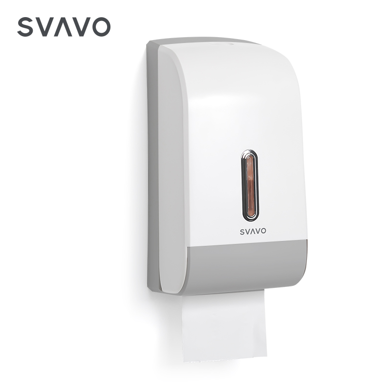 Wall Mounted Double Roll Toilet Tissue Paper dispenser