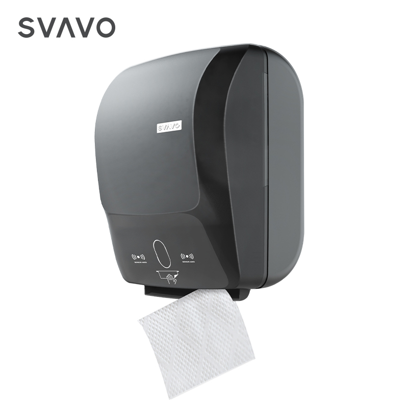 Wall mount automatic sensor toliet auto cut paper roll towel dispenser