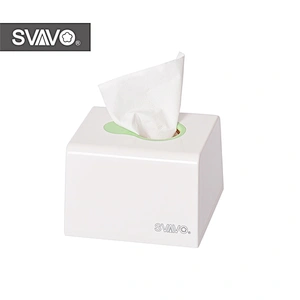 Portable ABS plastic napkin tissue holder with multi-colors paper box V-6003