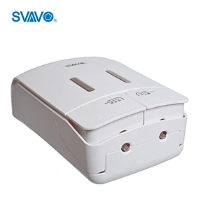 SVAVO Wall Hanging Manual Hand Washing Soap Dispenser Wall Mounted Hotel Shower/public Place Top ABS Plastic PL-151052 550ml*2