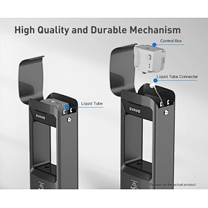 SVAVO Automatic Touchless hand sanitizer spray dispenser Temperature Alarm Function with  for alcohol station 5L with key lock