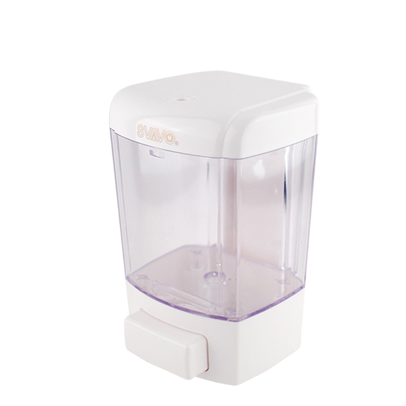 SVAVO 700ml Wall Mounted Manual Liquid Type Dish Soap Dispenser For Bathroom Restroom V-7101