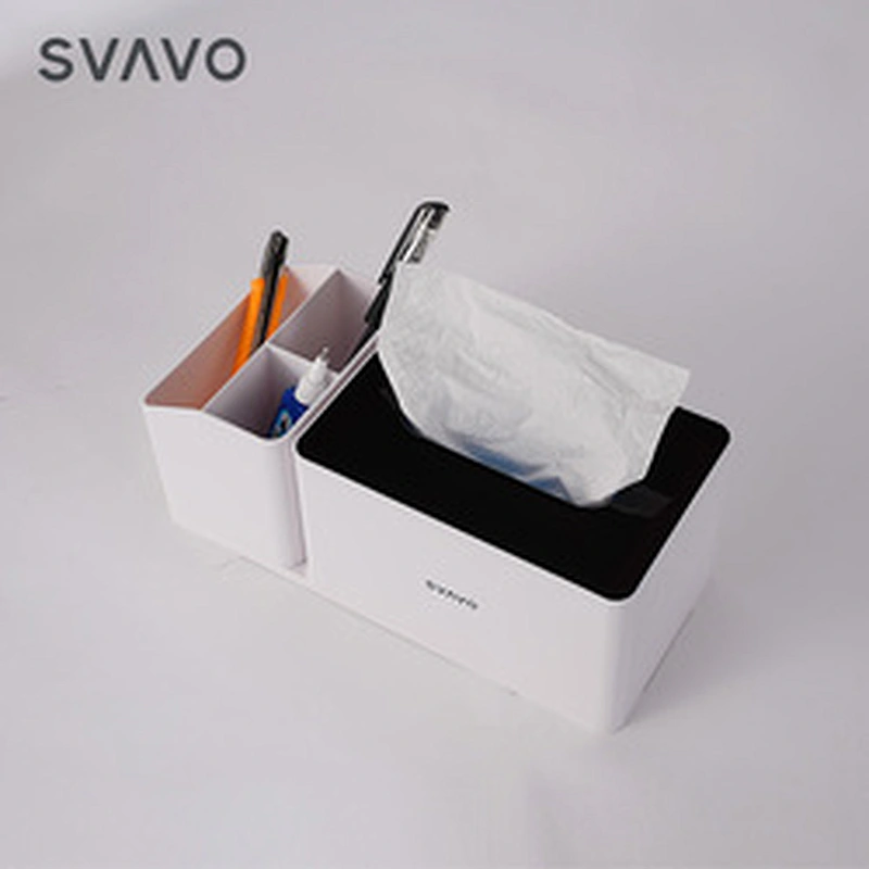 SVAVO 2021 Hot Sale Desktop Plastic Napkin holder Tissue storage box