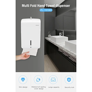 ABS Dispenser for Hand Towels Z N V C-fold Multifold Paper Towel Dispenser Disposable Towel Dispenser