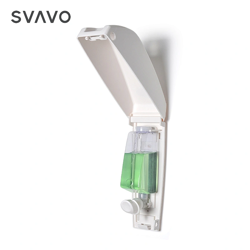 Top sponsor listing Wholesale New Wall mounted Plastic Manual Liquid Soap Gel Hand Sanitizer Dispenser