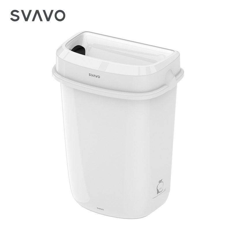 Eco-friendly sustainable wall mounted 32L PP plastic kitchen large trash can