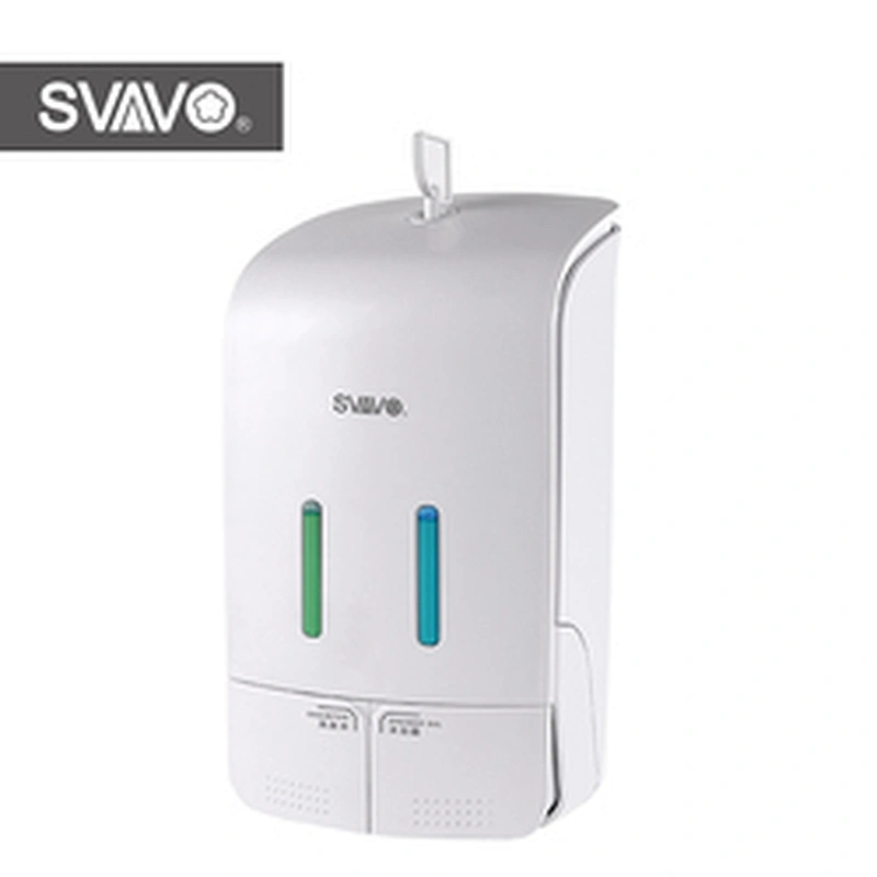Factory supply portable wall mount manual 2 in 1 shower liquid kitchen sink foaming soap dispensers