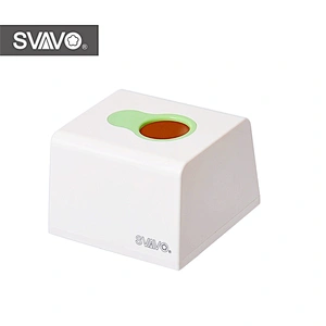 Portable ABS plastic napkin tissue holder with multi-colors paper box V-6003
