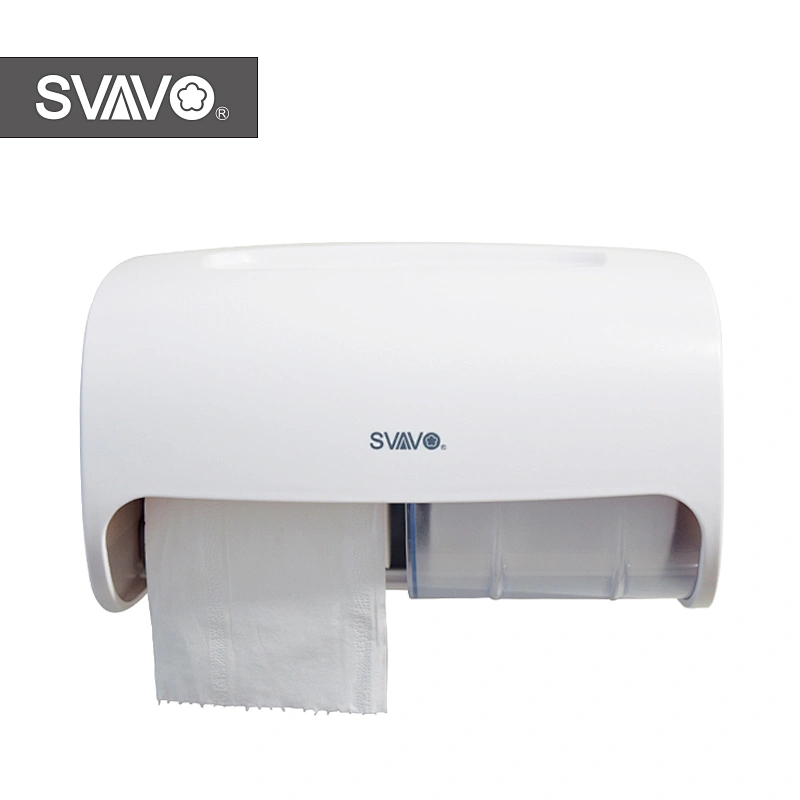 SVAVO Modern High Quality Double Toilet Roll Paper Holder Tissue Dispenser-pl-151067 Hand Paper/ Small Roll Paper Wall Mounted