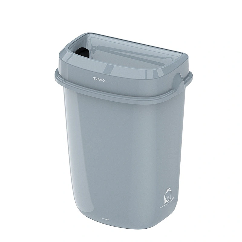 Wall mounted plastic PP White Grey Black office kitchen commercial hotel large 32L restaurant waste bin