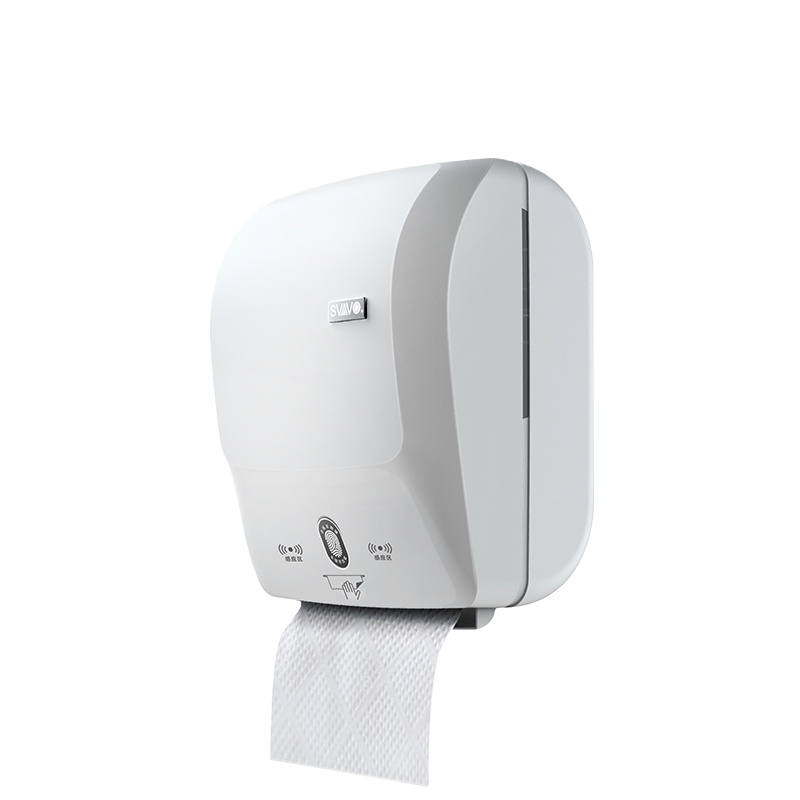 Automatic Sensor Roll Toliet Paper Towel Dispenser Wall Mount Holder Auto Cut Jumbo Roll Tissue Dispensers for Hotel Bathroom