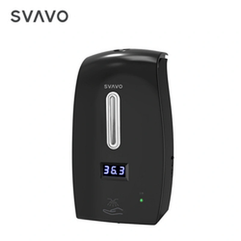 SVAVO Thermometer & Automatic Liquid Soap Dispenser Intelligent Sensor Automatic Thermometer Soap Dispenser