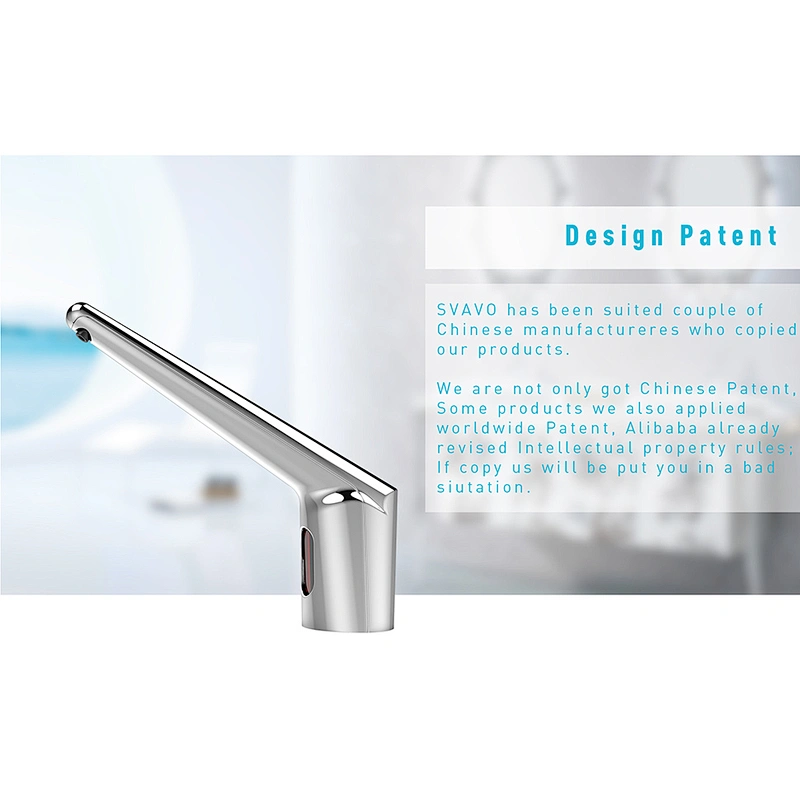 Faucet Type Deck Mounted Touchless Auto Sensor Liquid Soap Dispenser V-SEN3075