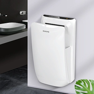 1600W Wall Mounted Double Side Fast Drying High Speed Auto Jet Hand Dryer