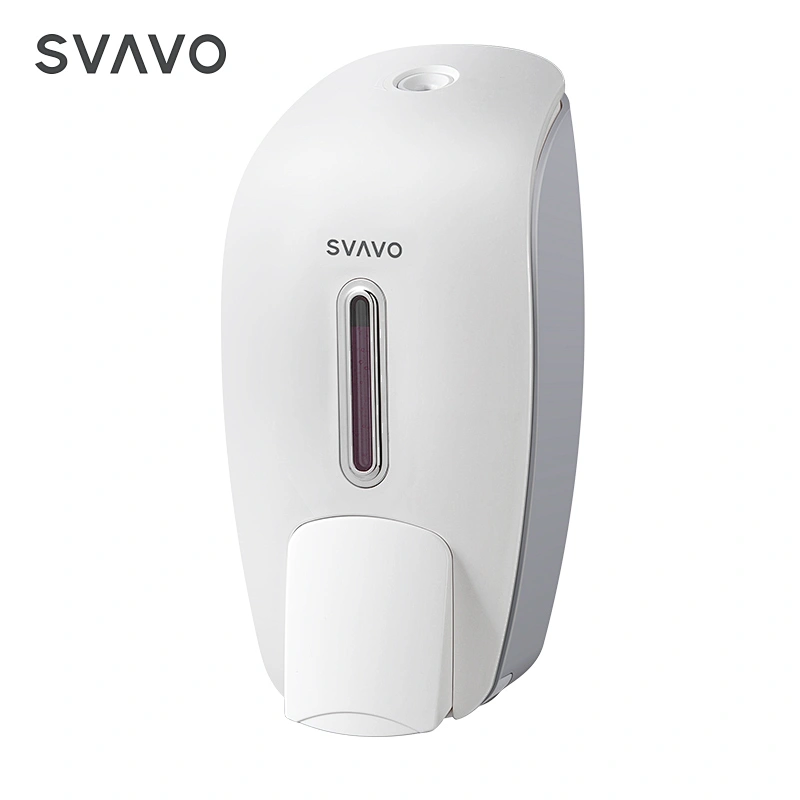 Black PL-151051 Plastic ABS Liquid Manual Wall Soap Shampoo Dispenser For Hotel commercial liquid soap dispenser
