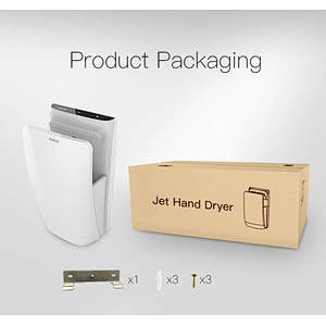SVAVO Brand New 1600W Double Side High Speed Commercial Auto Jet Hand Dryers Toilet Automatic Hand Dryer Electric ABS Plastic