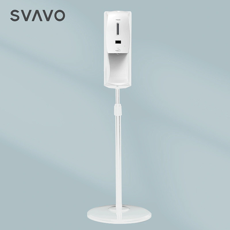 SVAVO Automatic Soap dispenser hand Free Soap Liquid Dispenser Sensor Sale Customized Box Logo Packing Graphic thermometer
