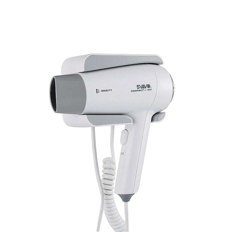 Multi-function Wall Mounted Anion Wall Mount Hair Dryer for Hotel White& Gray 241*196*94MM CN;GUA PL-178 1800W SVAVO 700g