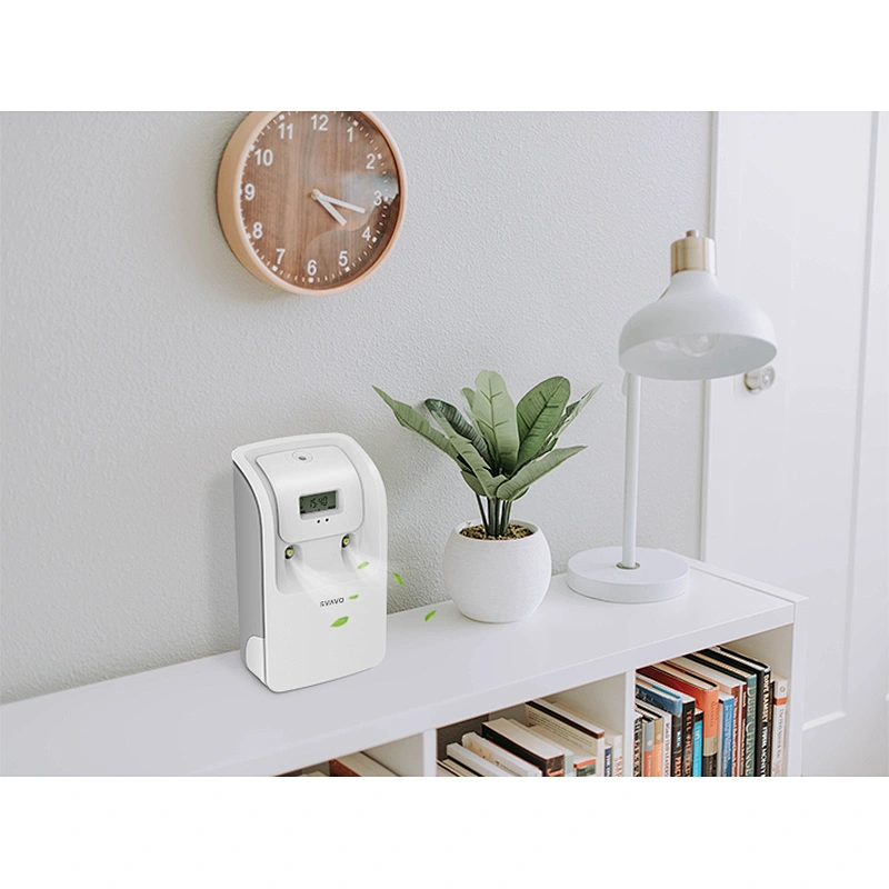 Automatic Motion Sensor LCD Aerosol Spray Perfume Air Freshener Bar Dispenser for Household Wall mounted ABS Eco-friendly