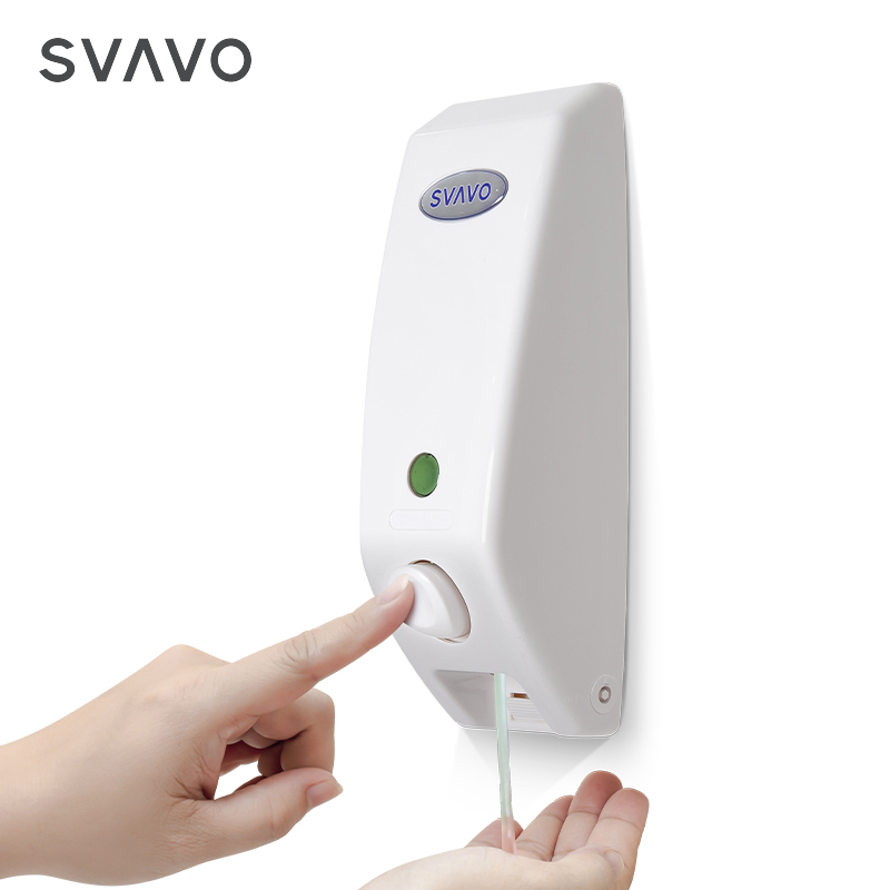 SVAVO Single Plastic Hotel Bathroom Manual Soap Dispenser