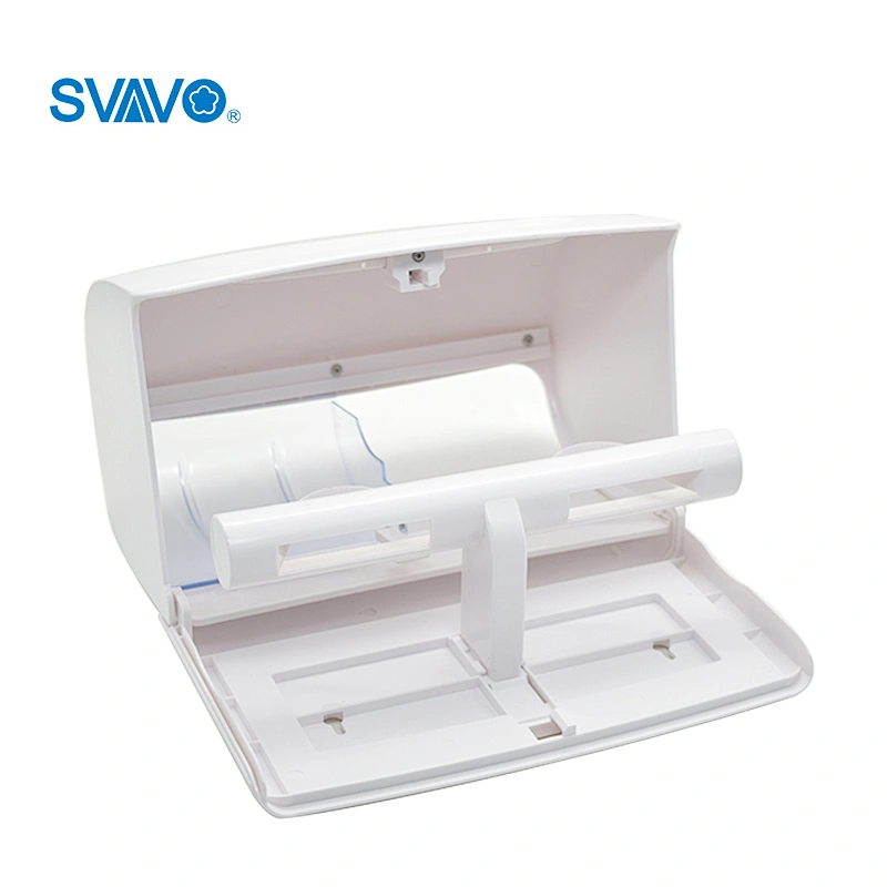 Waterproof plastic hanging toilet paper roll holder with multifunctinal shelf and cover