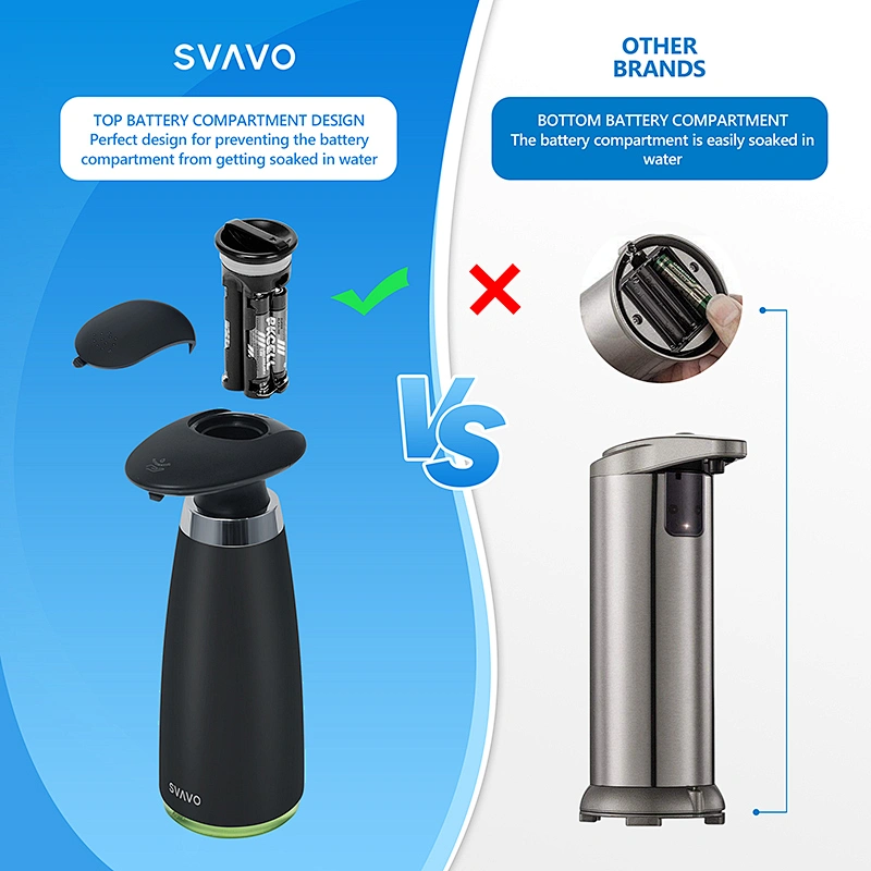 Household Kitchen Toilet Automatic Sensor Desktop Liquid Type Touchless Soap Dispenser