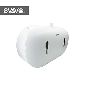Jumbo Dual Twin Tissue Roll Toilet Paper Dispenser