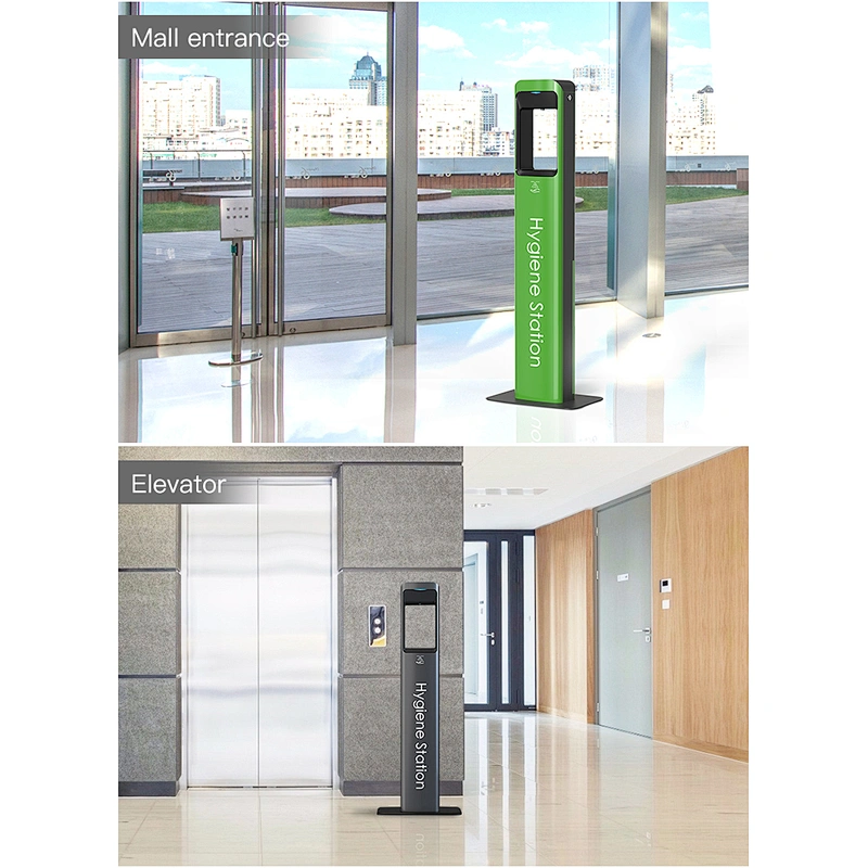 SVAVO Premium Design Free Standing Touch Free Automatic Soap Hand Sanitizer Dispenser Station
