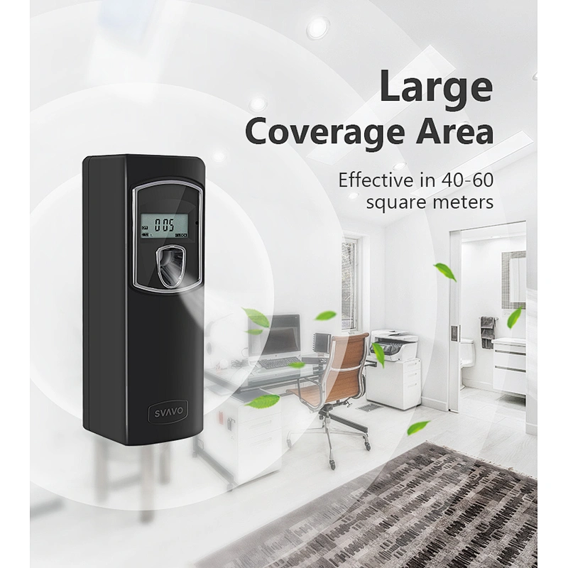 Wall Mounted Spraying Air Freshener Disinfection Touchless Liquid Perfume Fragrance Dispenser with LCD Eco-friendly