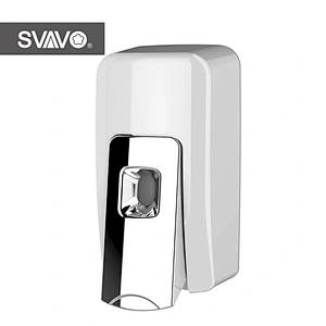Chrome hand sanitizer alcohol gel dispenser