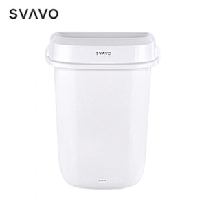 Trash Bin Leasylife Trash Can Household Waterproof And Rust-proof Waste Bin Oval Uncovered Trash Bin