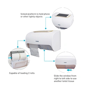 Roll Dispenser Paper Roll Paper Dispenser Wall Mounted Small Roll Tissue Towel Dispenser Hotel Paper Holder