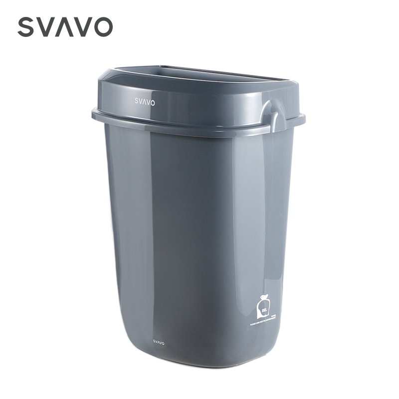 SVAVO Newest waste bin office bathroom trash can with lid PL-151040
