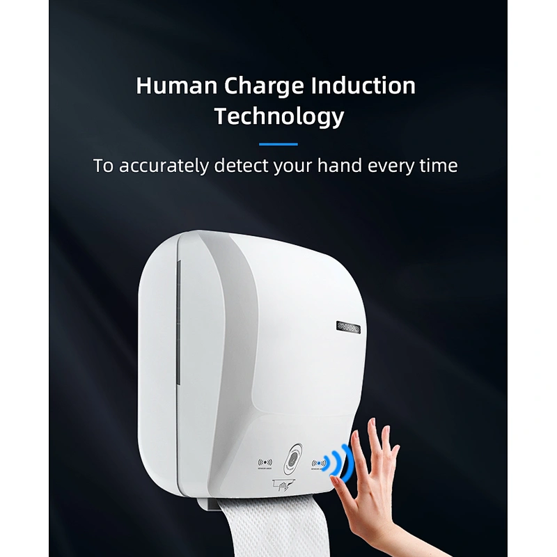 SVAVO Wall Mounted Automatic Toilet Towel Holder Tissue Box Jumbo Roll Paper Towel Dispenser