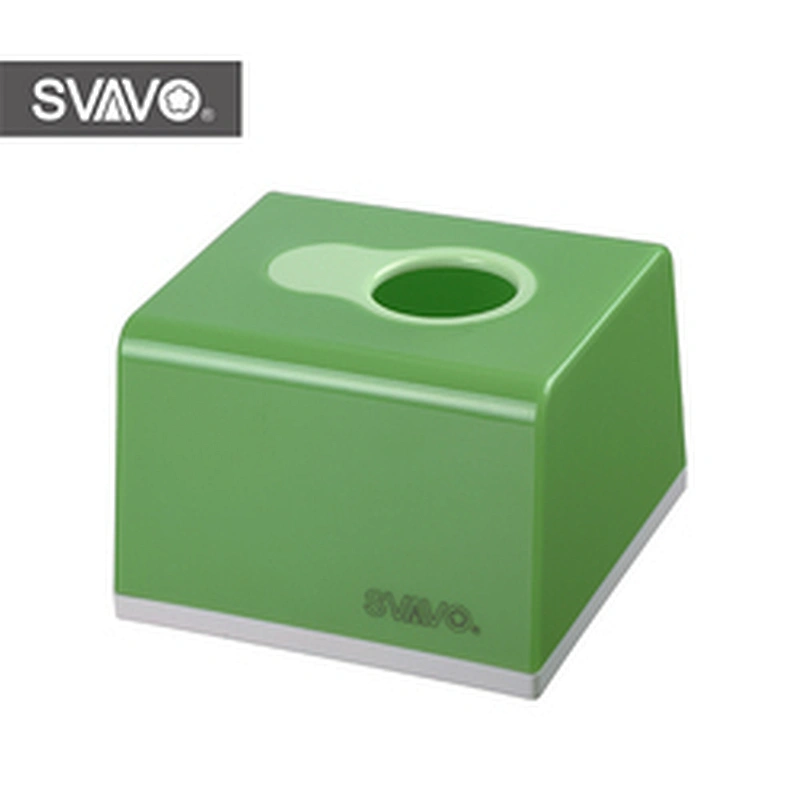 Portable ABS plastic napkin tissue holder with multi-colors paper box V-6003