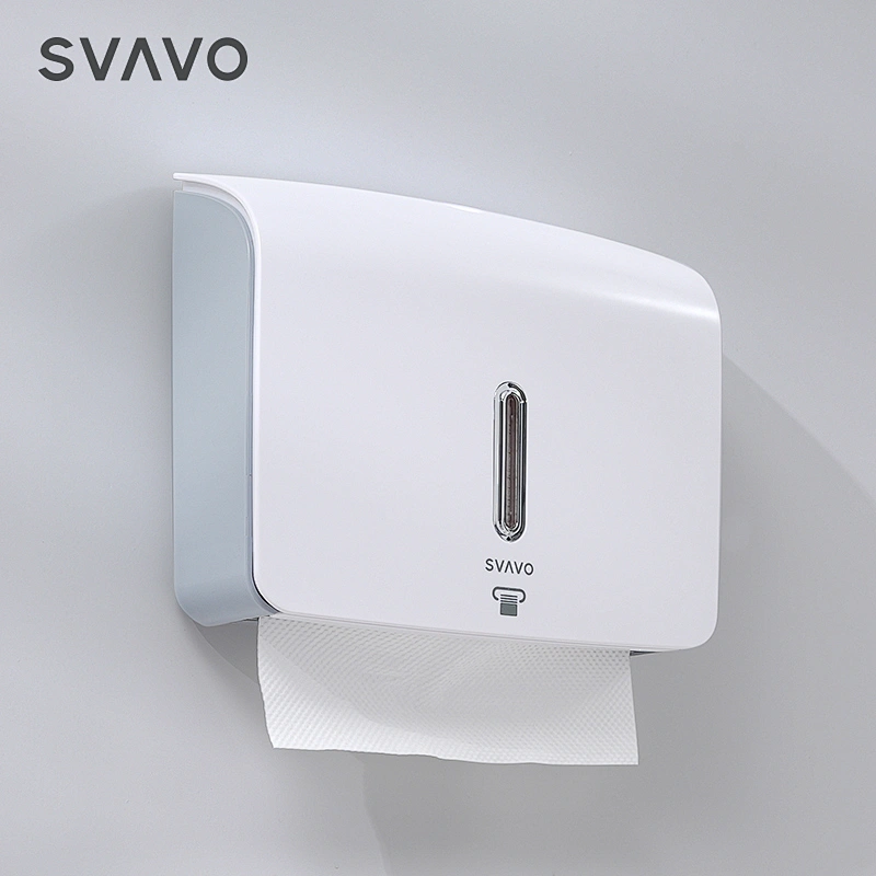 Hot selling popular wall mounted paper towel dispenser for office Lockable Black