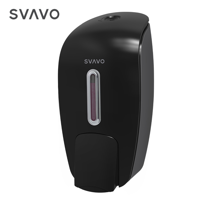 Hotel hygienic Bathroom Wall Mounted single head 800ml Manual Hand foam liquid Soap Dispenser