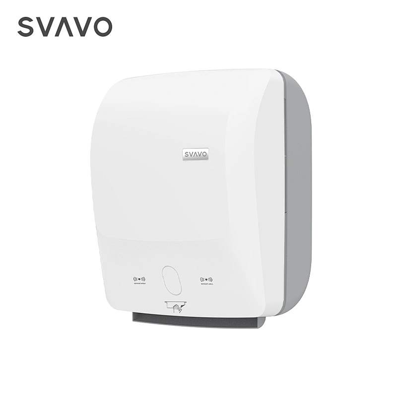 hot selling AUTO CUT Jumbo Roll Paper Towel Dispenser Tissue Container with Lock Hand Paper Dispenser