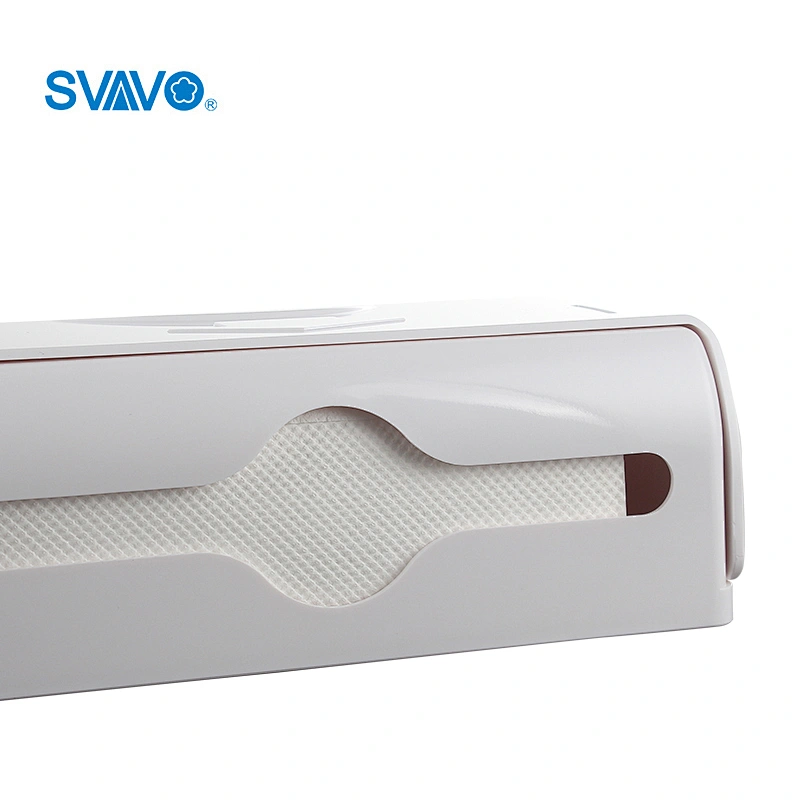 Wall mounted ABS plastic manual Z fold hand paper towel dispenser