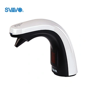 Shopping mall refillable faucet type deck mounted electric automatic sensor foam soap dispenser