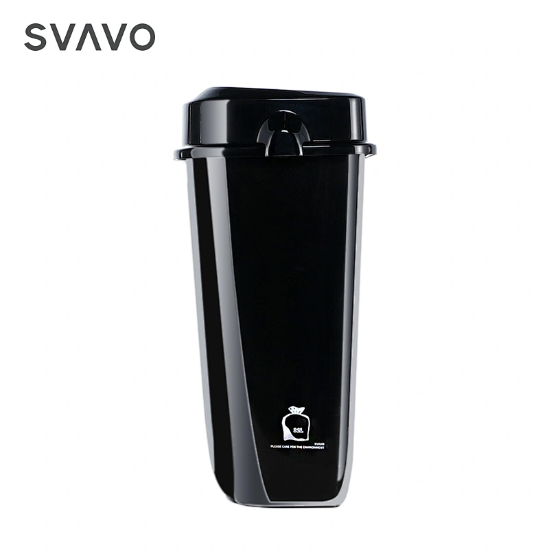 Customized Stand Free Large Plastic Eco Friendly Kitchen Plastic Trash Can Bin