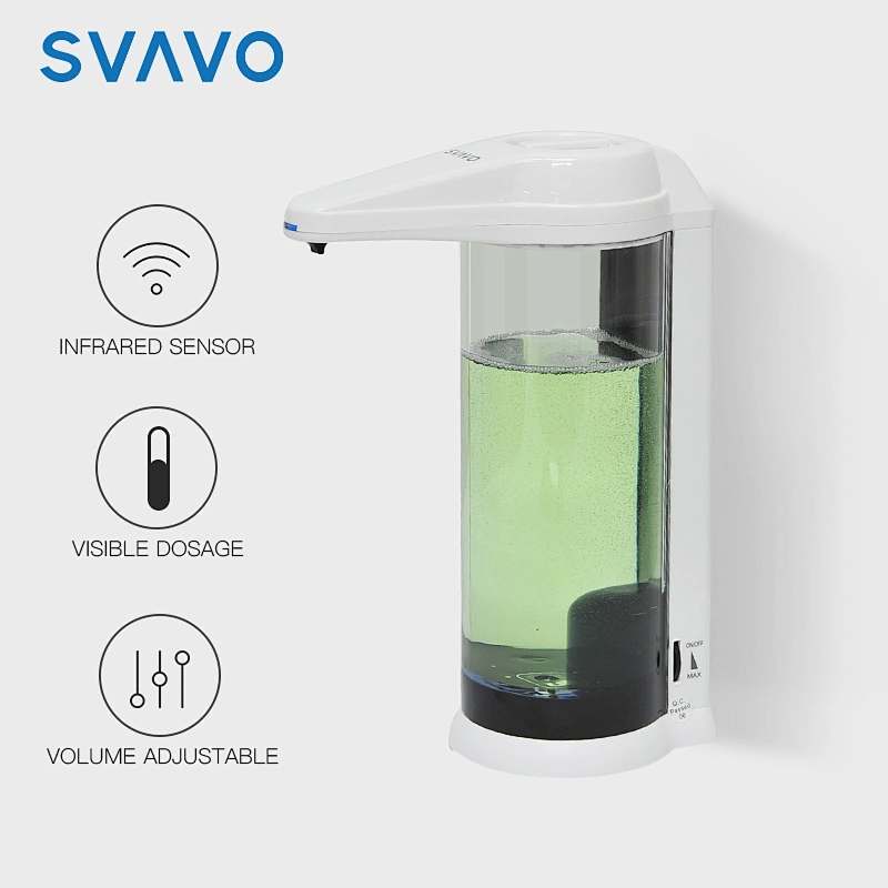 Hot Sale 500ml soap dispenser Automatic Touchless kids Soap Liquid Dispenser electric plastic abs wall mounted