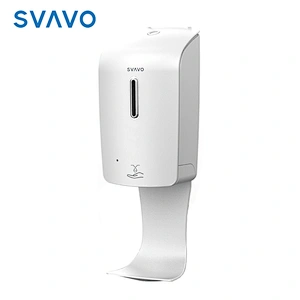 Wholesale white/black commercial Wall Mount Automatic alcohol hand sanitizer Touchless liquid soap Dispenser