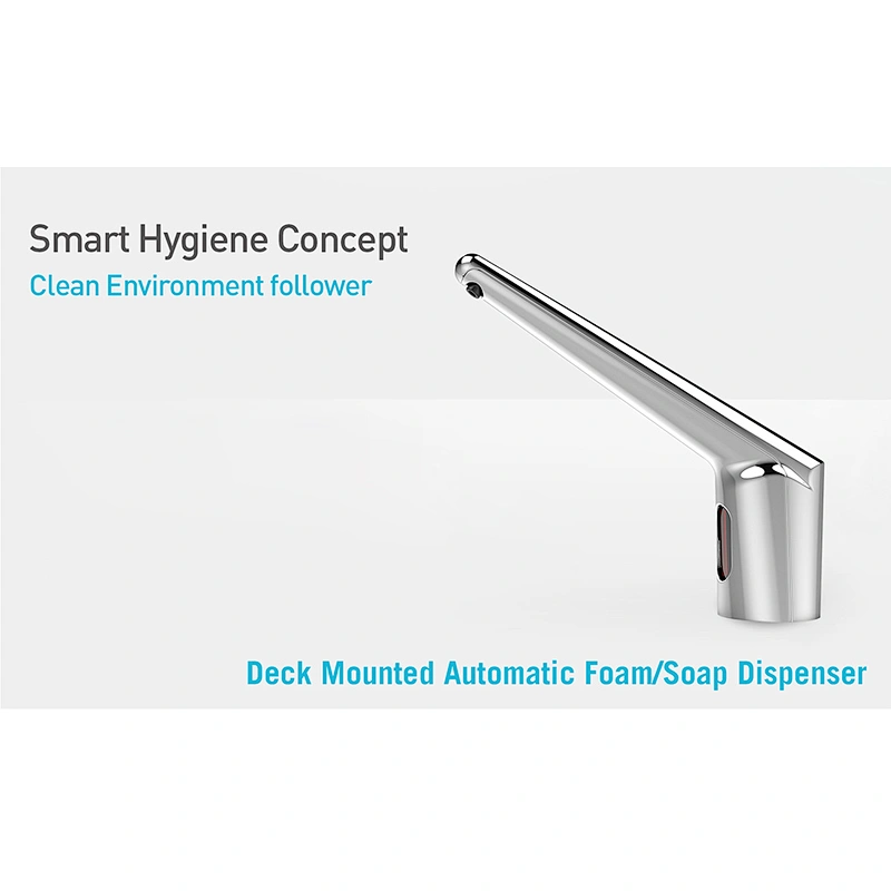 Faucet Type Deck Mounted Touchless Auto Sensor Liquid Soap Dispenser V-SEN3075