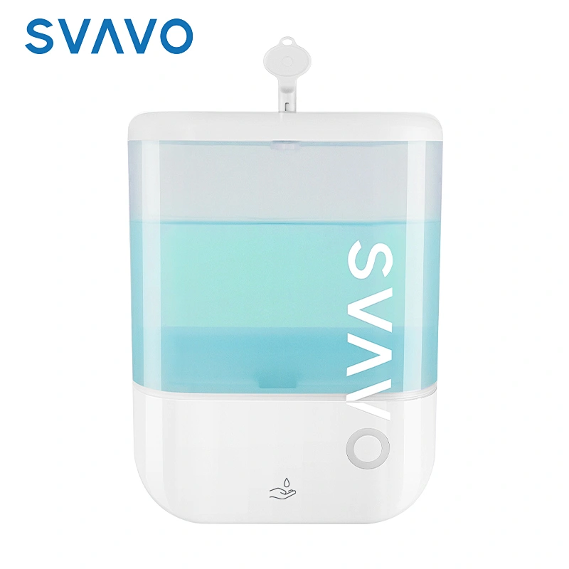 SVAVO Patented Automatic Liquid Soap Dispenser Hygienic Machine Alcohol Spray Contactless Dispenser Wall Mounted Hotel 0.6-1ml