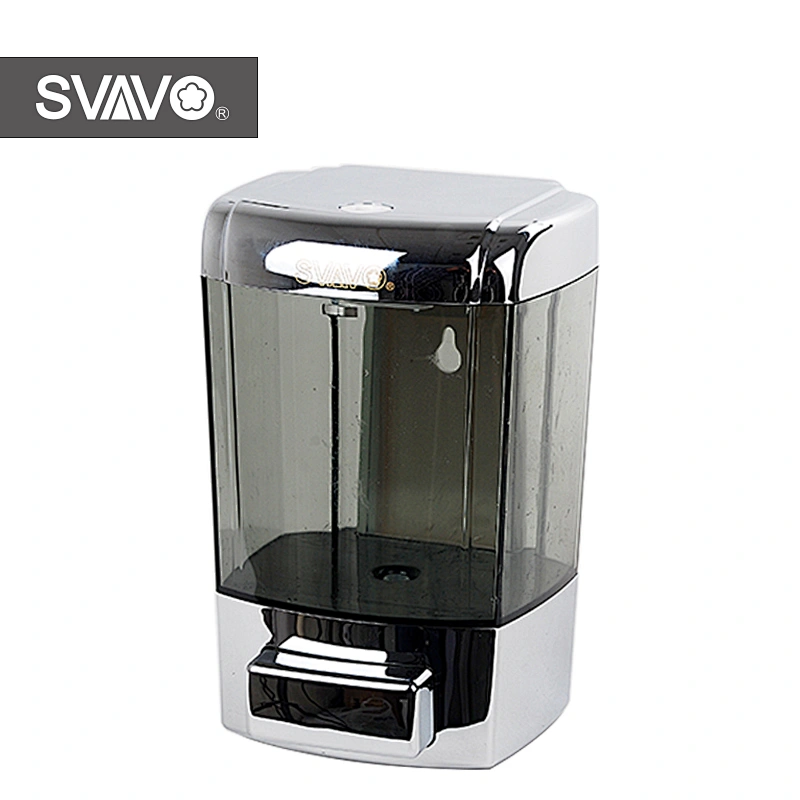 SVAVO Wall Mounted Liquid Soap Dispenser Manual Pump Hand Soap Dispenser