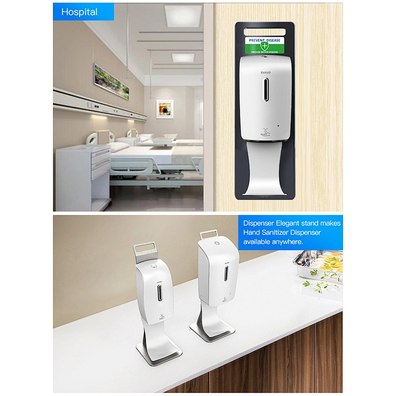 Auto Bathroom Touchless Wall mounted Alcohol Spray Liquid Foam Gel Sanitizer pump Automatic Soap dispenser