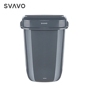 Customized Stand Free Large Plastic Eco Friendly Kitchen Plastic Trash Can Bin