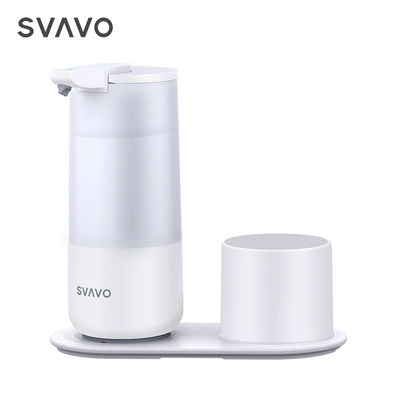 Amazon hot selling modern design bathroom room Kitchen use of liquid soap dispenser with sponge holder