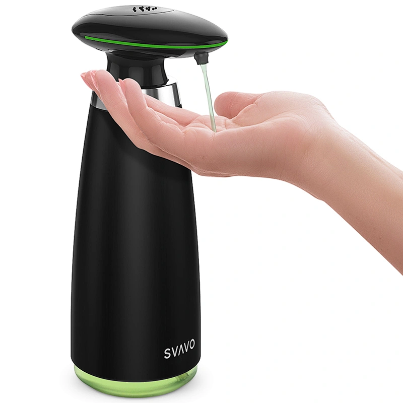 waterproof IPX4 AA battery automatic soap dispenser for bathroom kitchen use liquid soap dispenser
